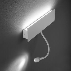 contemporary wall light / steel / LED / IP20