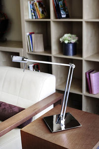 table lamp / contemporary / aluminum / steel