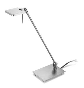 bedside table lamp / contemporary / aluminum / LED