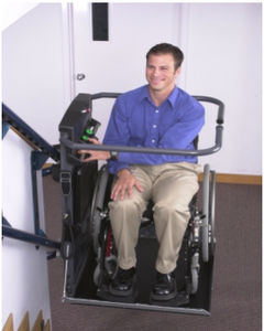 handicapped platform stair lift / standard
