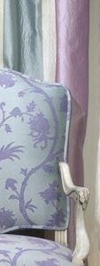 upholstery fabric / floral pattern / cotton / silk
