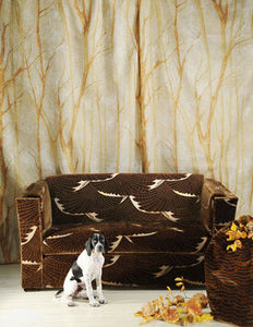 upholstery fabric / patterned / cotton / silk