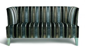 upholstery fabric / striped / cotton / silk