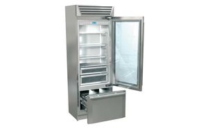 commercial refrigerator / with drawer / glazed
