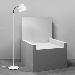 floor-standing lamp / contemporary / aluminum / acrylic
