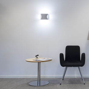 contemporary wall light / sheet metal / acrylic / LED