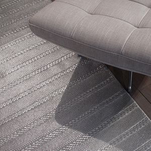 contemporary rug / plain / wool / cotton