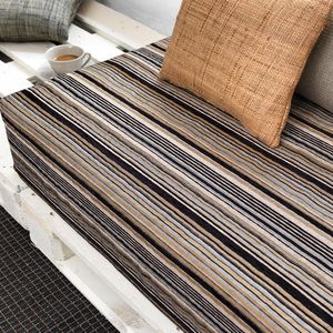 upholstery fabric / wall / striped / polyester
