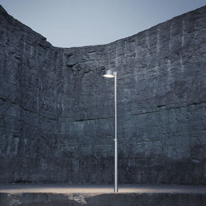 urban lamppost / contemporary / aluminum / galvanized steel