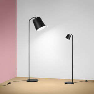 floor-standing lamp / contemporary / steel / painted steel