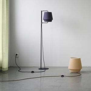 floor-standing lamp / contemporary / steel / painted steel