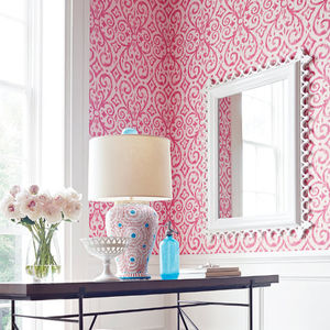 contemporary wallpaper / cotton / polyester / patterned