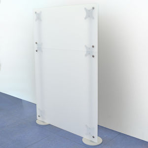 floor-mounted office divider / plastic / modular