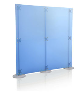 mobile partition / acrylic / for offices