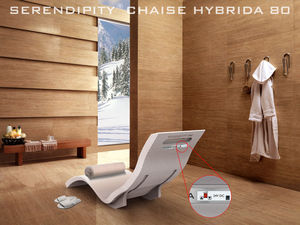 contemporary sun lounger / polyethylene / indoor / residential