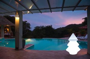 floor lamp / original design / polyethylene / garden