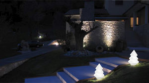 floor-standing lamp / original design / polyethylene / outdoor