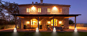 floor-standing lamp / original design / polyethylene / outdoor