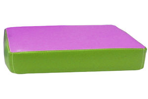 contemporary pouf / foam / square / child's unisex