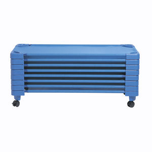 wall bed / single / contemporary / on casters