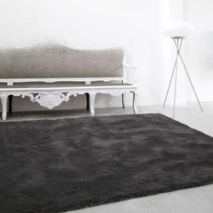contemporary rug / plain / wool / silk