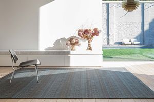 contemporary rug / patterned / wool / polyester