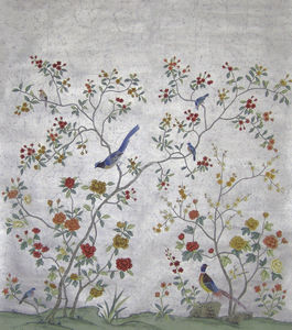 traditional wallpaper / floral / nature pattern / chinoiserie