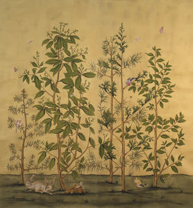 traditional wallpaper / floral / nature pattern / chinoiserie