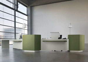 modular reception desk / laminate