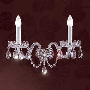 classic wall light / crystal / Murano glass / incandescent