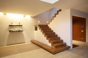 decorative panel / wood / solid wood / smooth