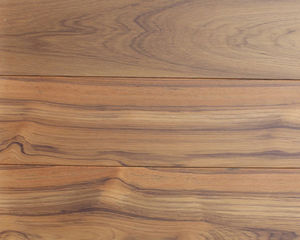 engineered parquet flooring / glued / teak / oiled