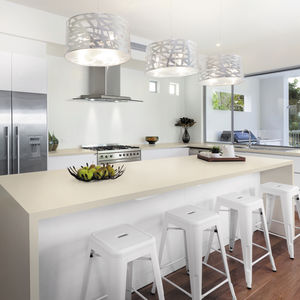 porcelain stoneware countertop / kitchen / heat-resistant / wear-resistant