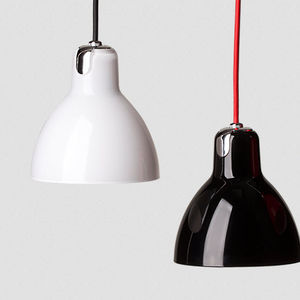 pendant lamp / contemporary / aluminum / glass