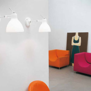 contemporary wall light / aluminum / glass / LED