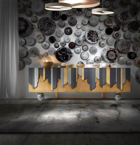 contemporary sideboard / wooden / custom