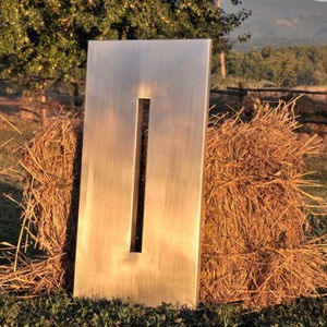 hot water radiator / steel / original design / wall-mounted