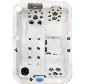 above-ground hot tub / rectangular / 3-seater