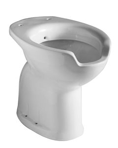 free-standing toilets / ceramic / handicapped