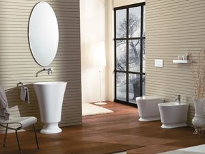 contemporary bathroom / ceramic