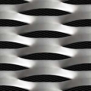 cladding wire mesh / aluminum / steel
