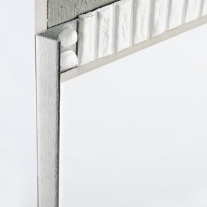 aluminum edge trim / outside corner / for tiles