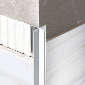 aluminum edge trim / for partition walls / outside corner / facade