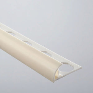 PVC edge trim / for tiles / rounded edge