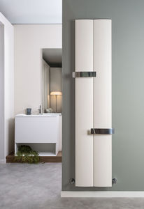 hot water radiator / aluminum / contemporary / bathroom