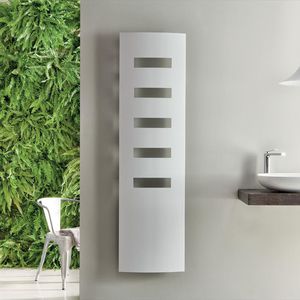 hot water towel radiator / electric / metal / contemporary