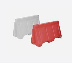 plastic guard rail / road / Jersey