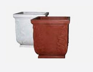 polyethylene garden pot / square