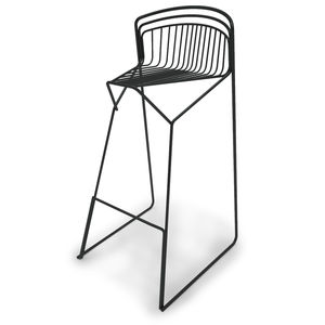 contemporary bar stool / steel / contract / for restaurants