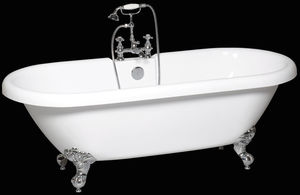 bathtub with legs / oval / acrylic